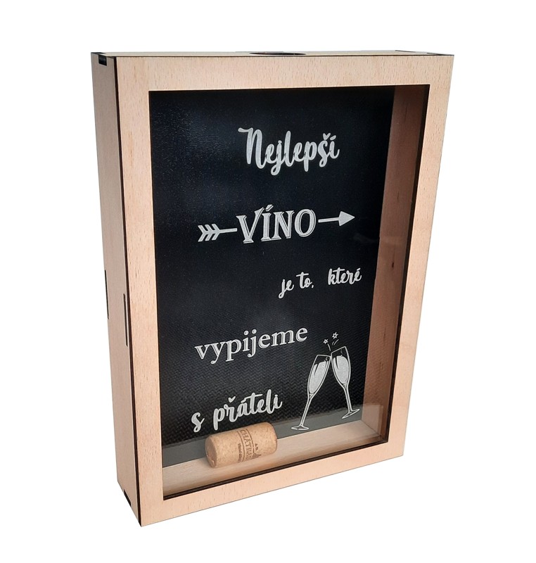 Krabička na korkové zátky